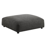 Modular Woven Fabric Upholstered Ottoman – Large Square 45 Inch - Ottomans available at Alpine Outlets in Denver