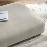 Modular Woven Fabric Upholstered Ottoman – Large Square 45 Inch - Ottomans available at Alpine Outlets in Denver