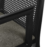 Natural Beech Wood and Rattan Cane Back Dining Armchair - Dining Chairs available at Alpine Outlets in Denver