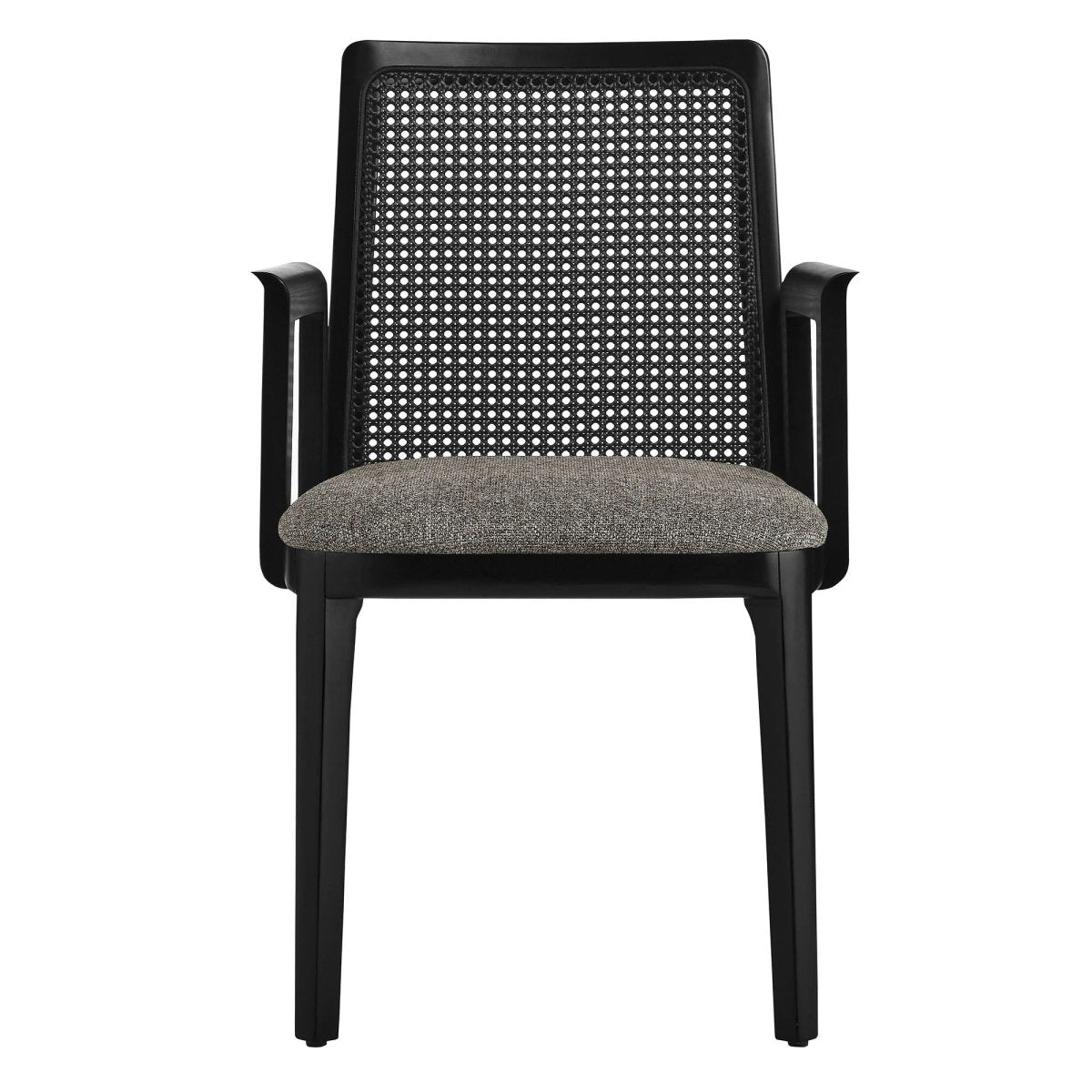 Natural Beech Wood and Rattan Cane Back Dining Armchair - Dining Chairs available at Alpine Outlets in Denver