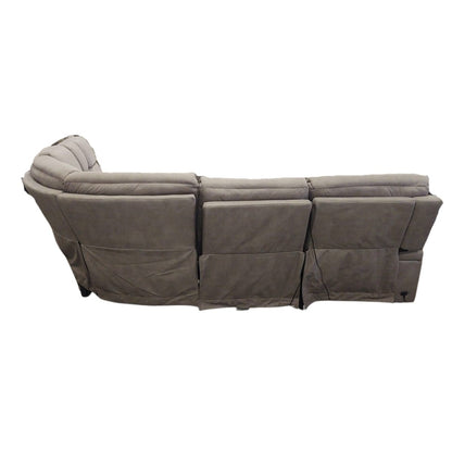 Newberry Fabric Power Reclining Sectional with Power Headrest and Power Lumbar - available at Alpine Outlets in Denver