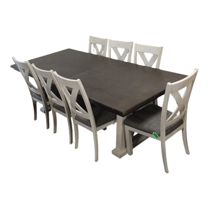 Newport 8 - piece Dining Table Set - Alpine Outlets