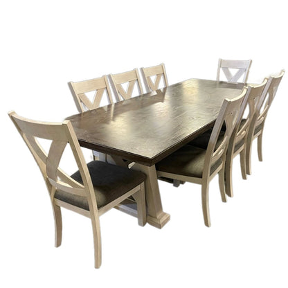 Newport 9 - piece Dining Table Set - Alpine Outlets