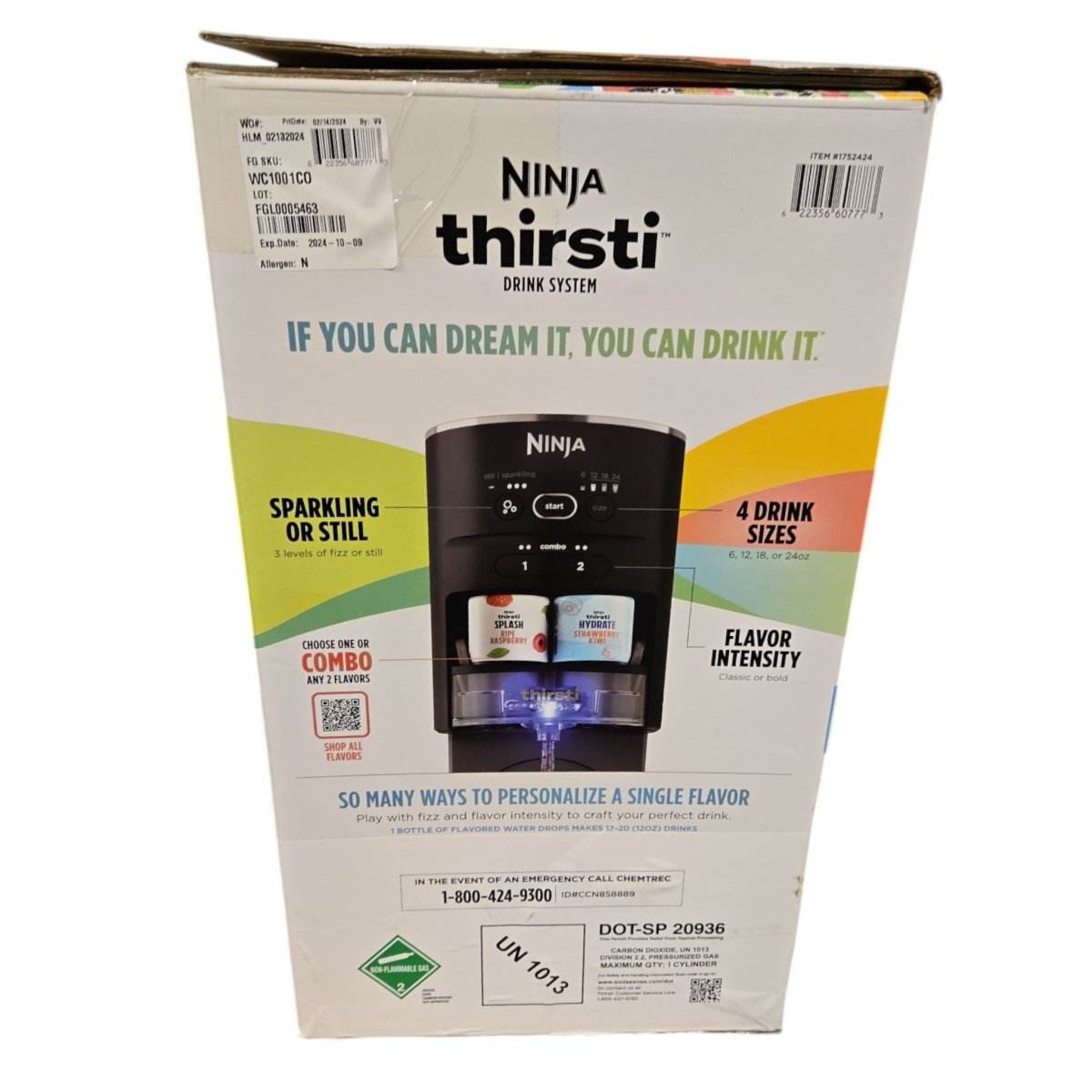 Ninja Thirsti Drink System (ID L012349) - Alpine Outlets