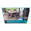 Oakland 7 - Piece High Fire Patio Set - Outdoor Furniture Sets available at Alpine Outlets in Denver