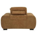 Octavia Upholstered Track Arm Accent Chair Amber - Arm Chairs available at Alpine Outlets in Denver