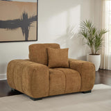 Octavia Upholstered Track Arm Accent Chair Amber - Arm Chairs available at Alpine Outlets in Denver