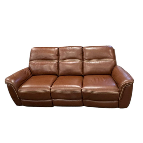 Oliver Leather Power Reclining Sofa with Power Headrests (ID N345678) - Furniture available at Alpine Outlets in Denver