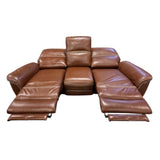 Oliver Leather Power Reclining Sofa with Power Headrests (ID N345678) - Furniture available at Alpine Outlets in Denver