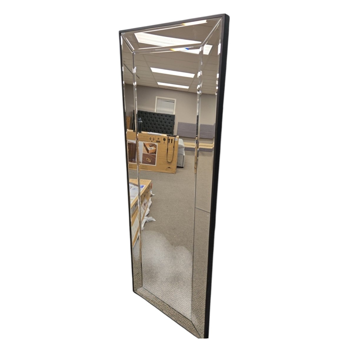 Olivia Beveled Glass Floor Mirror (ID L957328) - available at Alpine Outlets in Denver