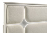 Olivia Queen Panel Bed with LED Headboard - Pearl White - Beds available at Alpine Outlets in Denver