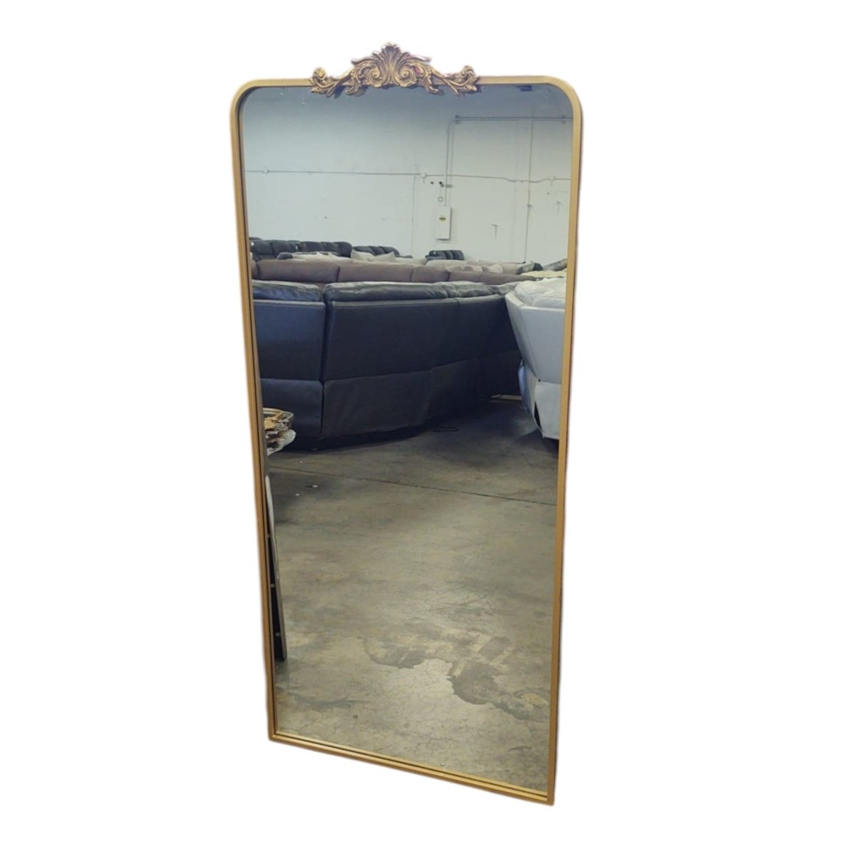 Ornate Floor Mirror Gold Trim (ID U067854) - Mirrors available at Alpine Outlets in Denver