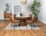 Ortega Round 46 - Inch Marble Top Dining Table - Dining Tables & Bar Tables available at Alpine Outlets in Denver