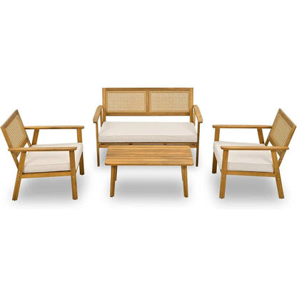 Oulu Living - Alessia 4 - Piece Conversation Set - Alpine Outlets