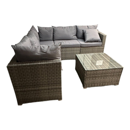 Oulu Living Alma 6 - Piece Modular Wicker Patio Set - Alpine Outlets