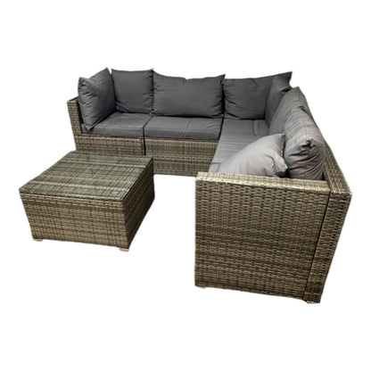 Oulu Living Alma 6 - Piece Modular Wicker Patio Set - Alpine Outlets