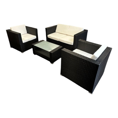 Oulu Living Nora 4 - Piece Large Patio Set - Alpine Outlets