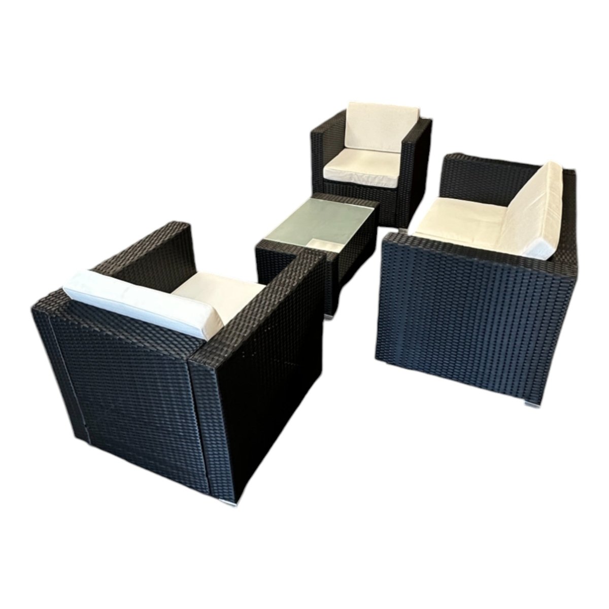 Oulu Living Nora 4 - Piece Large Patio Set - Alpine Outlets