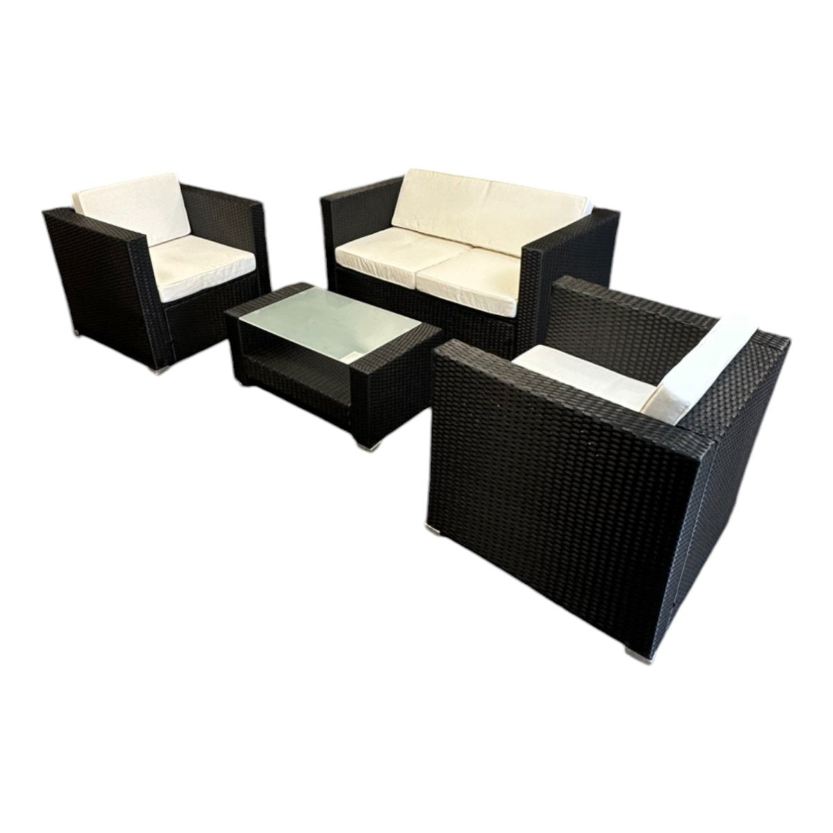 Oulu Living Nora 4 - Piece Large Patio Set (Auction) - Alpine Outlets