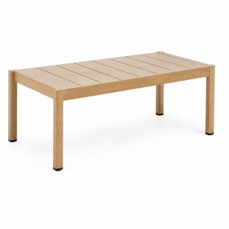 Outdoor Coffee Table - Beige Brown - Coffee Tables available at Alpine Outlets in Denver