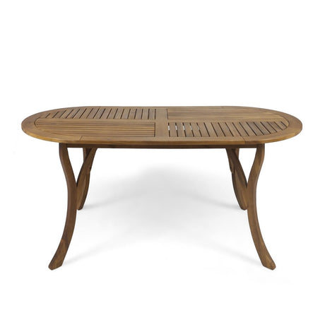 Outdoor Table With Smooth Lines, Slat Top - Dining Tables available at Alpine Outlets in Denver