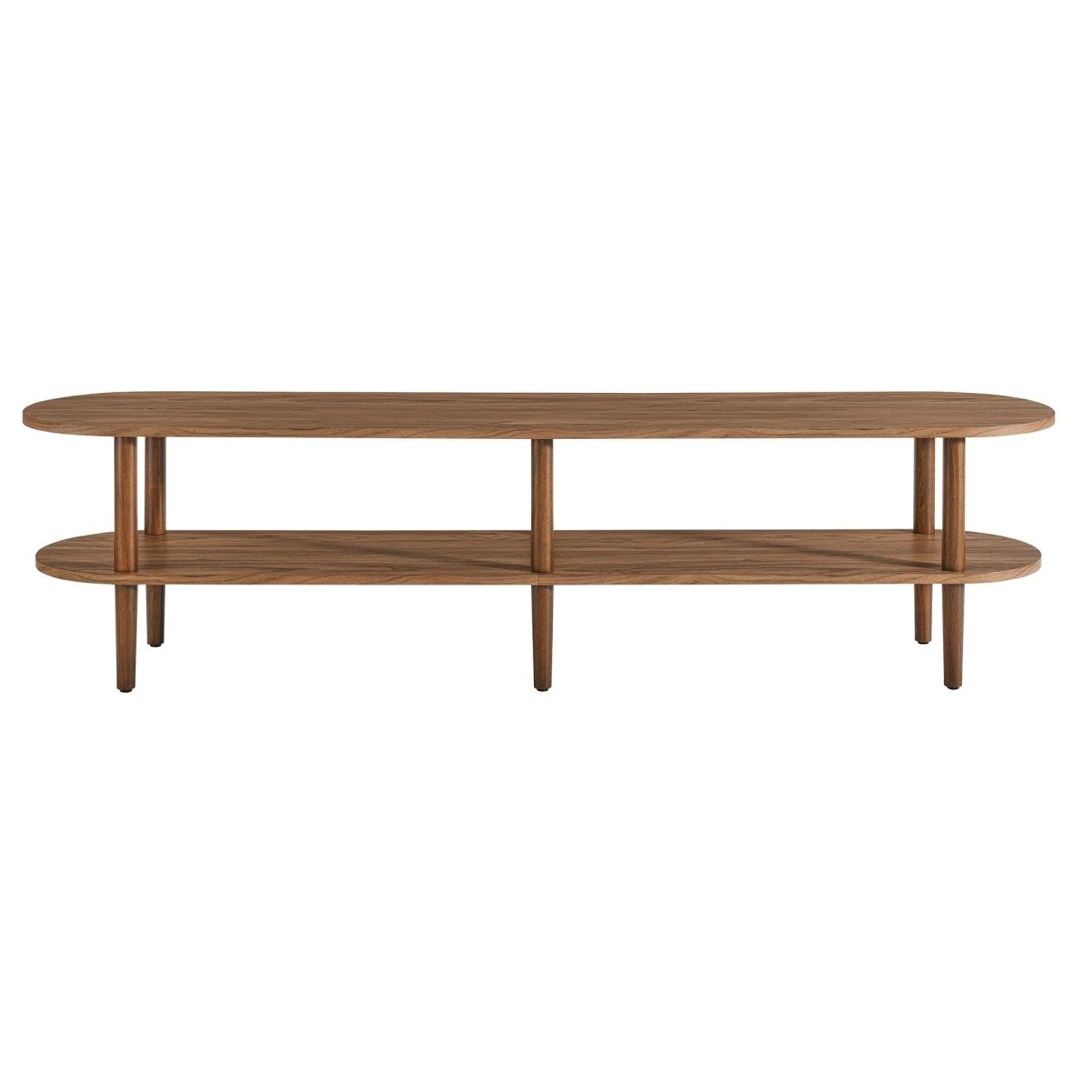 Oval Wood TV Stand 70 Inch - TV Stands available at Alpine Outlets in Denver