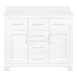 OVE Decors Alonso 42" Bath Vanity in White (ID N524683) - available at Alpine Outlets in Denver