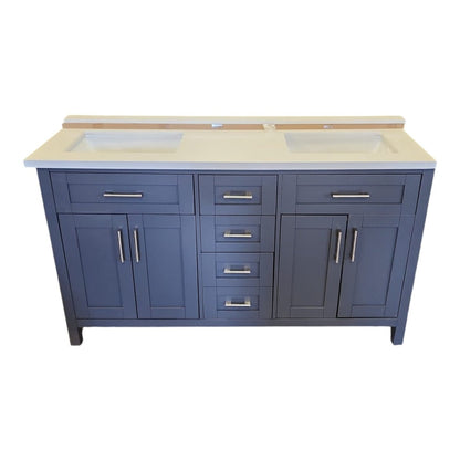 OVE Decors Parkway Bath Vanity with Quartz Top in Gray - Alpine Outlets