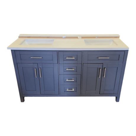 OVE Decors Parkway Bath Vanity with Quartz Top in Gray - available at Alpine Outlets in Denver