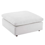 Overstuffed Velvet Ottoman with Down Cushion – 40 Inch - Ottomans available at Alpine Outlets in Denver