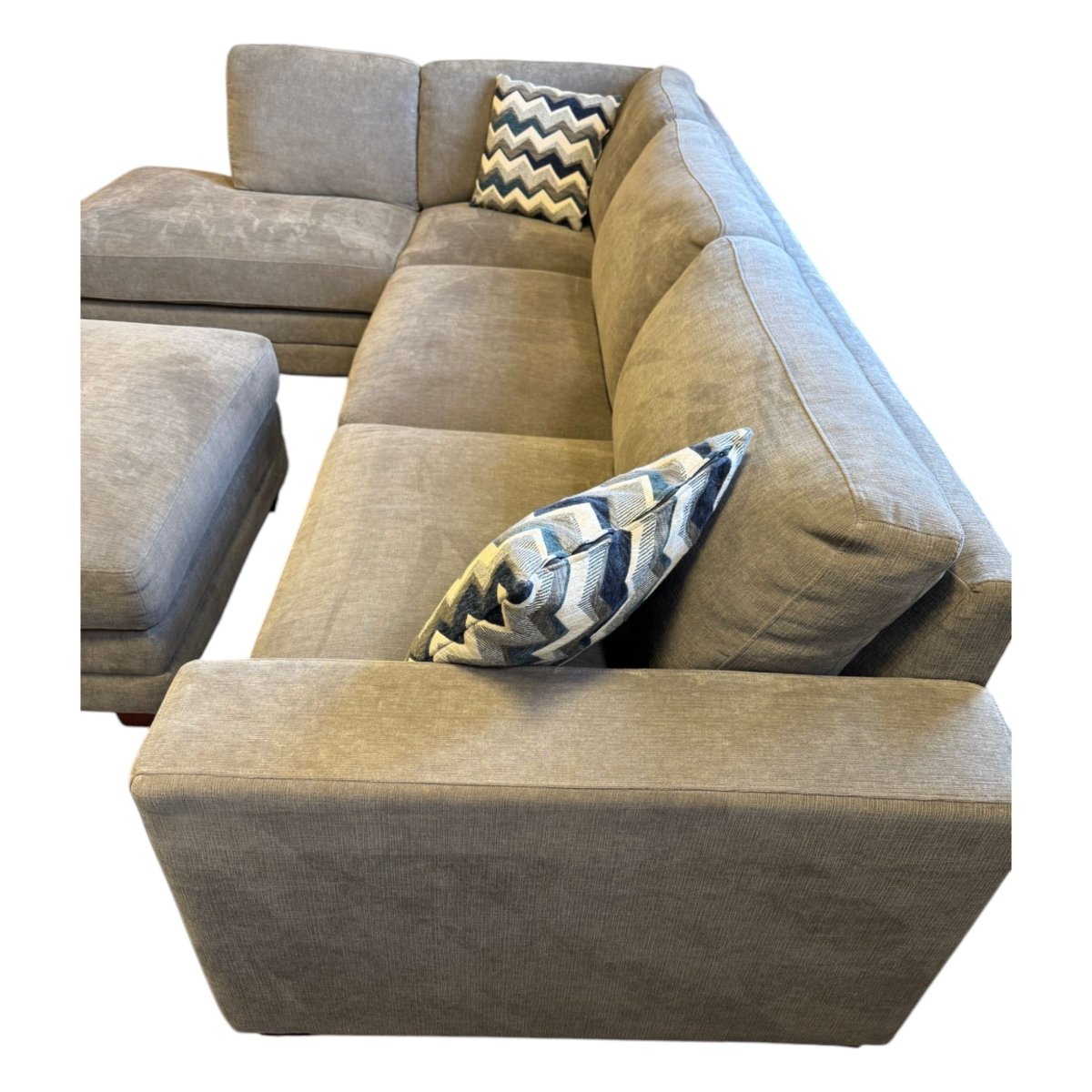 Penelope Fabric Sectional with Ottoman (ID U966654) - Living Room Furniture available at Alpine Outlets in Denver