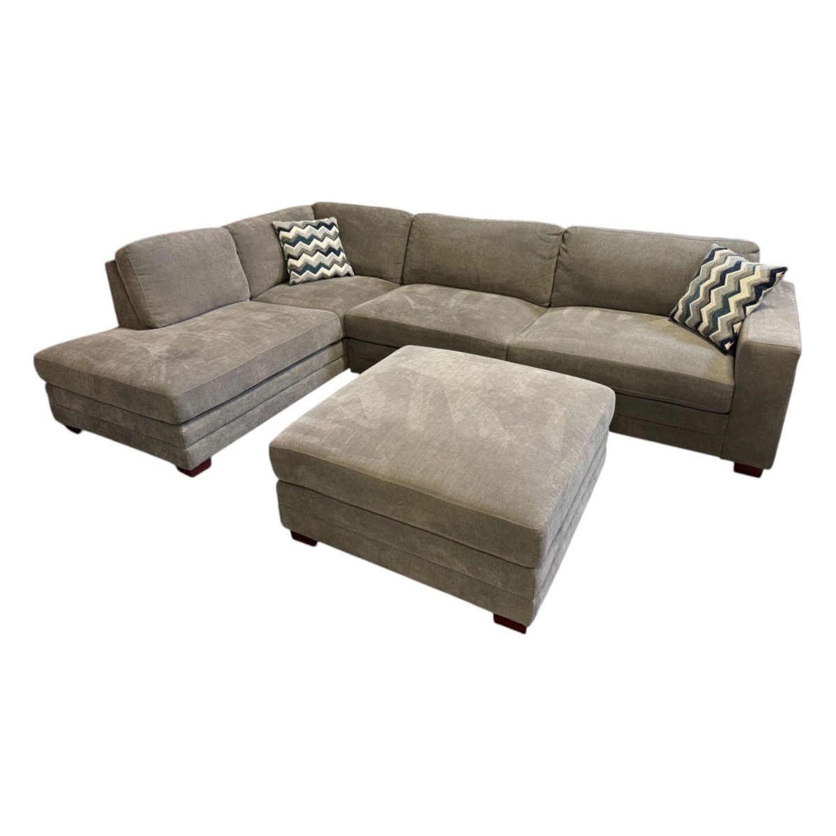 Penelope Fabric Sectional with Ottoman (ID U966654) - Living Room Furniture available at Alpine Outlets in Denver