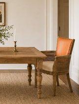 Percy - Dining Table - Light Brown - Dining Tables available at Alpine Outlets in Denver