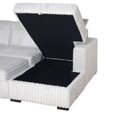 Bliss Sectional Sleeper with Storage Chaise