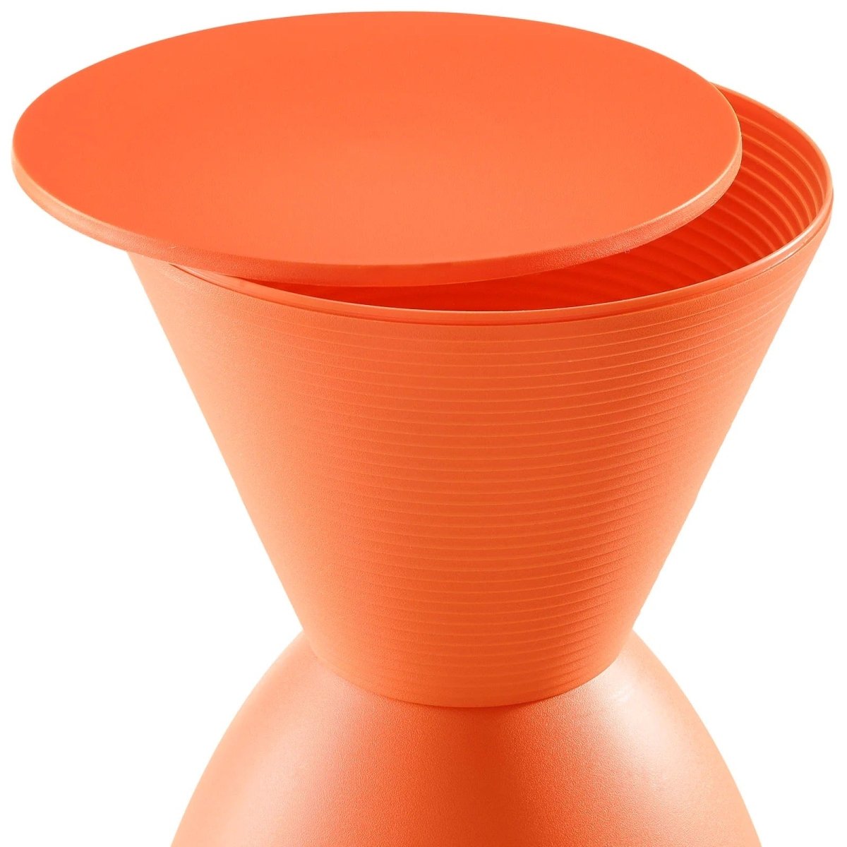 Plastic Accent Stool Side Table with Storage – 17 Inch - Ottomans available at Alpine Outlets in Denver