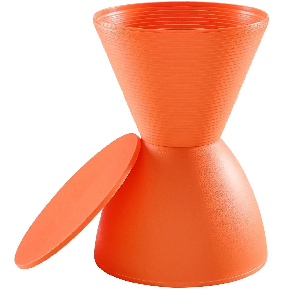 Plastic Accent Stool Side Table with Storage – 17 Inch - Ottomans available at Alpine Outlets in Denver