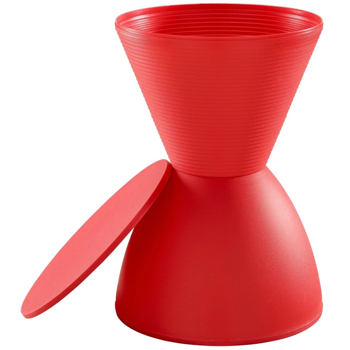 Plastic Accent Stool Side Table with Storage – 17 Inch - Ottomans available at Alpine Outlets in Denver