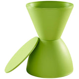 Plastic Accent Stool Side Table with Storage – 17 Inch - Ottomans available at Alpine Outlets in Denver