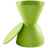 Plastic Accent Stool Side Table with Storage – 17 Inch - Ottomans available at Alpine Outlets in Denver