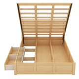 Platform Bed With Underneath Storage And 2 Drawers - Storage Beds available at Alpine Outlets in Denver