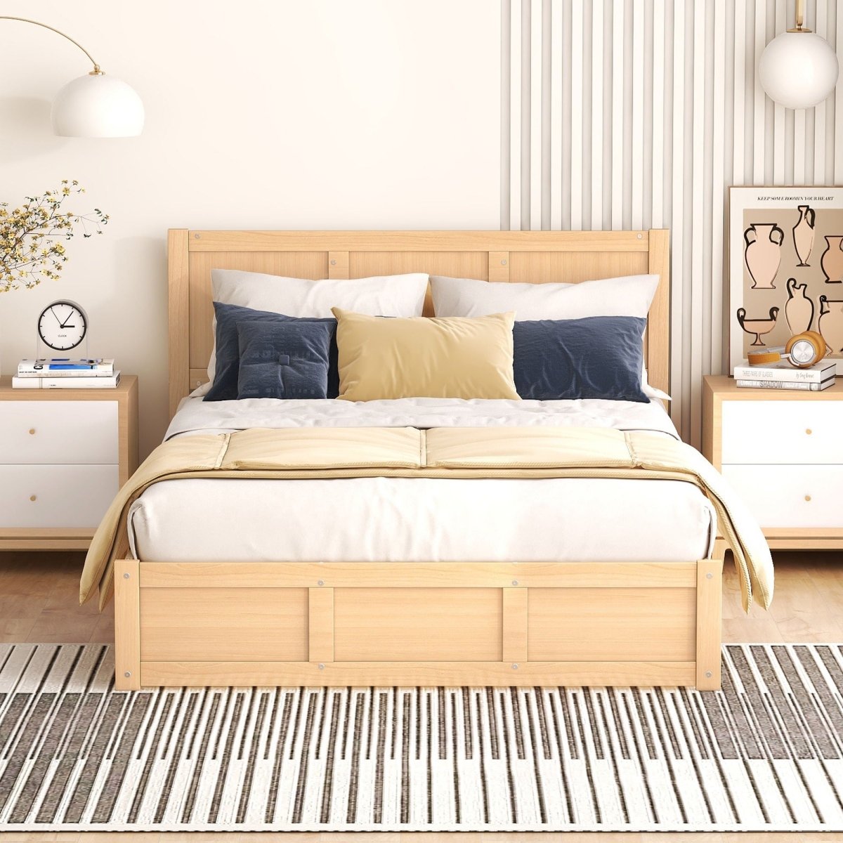 Platform Bed With Underneath Storage And 2 Drawers - Storage Beds available at Alpine Outlets in Denver