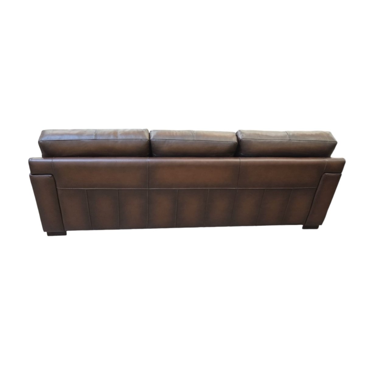 Prospera Luca Top Grain Leather Sofa - Used Like New - (ID U9371) - available at Alpine Outlets in Denver