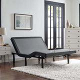 Queen Adjustable Wireless Remote Platform Bed Base in Gray - Platform Bed available at Alpine Outlets in Denver