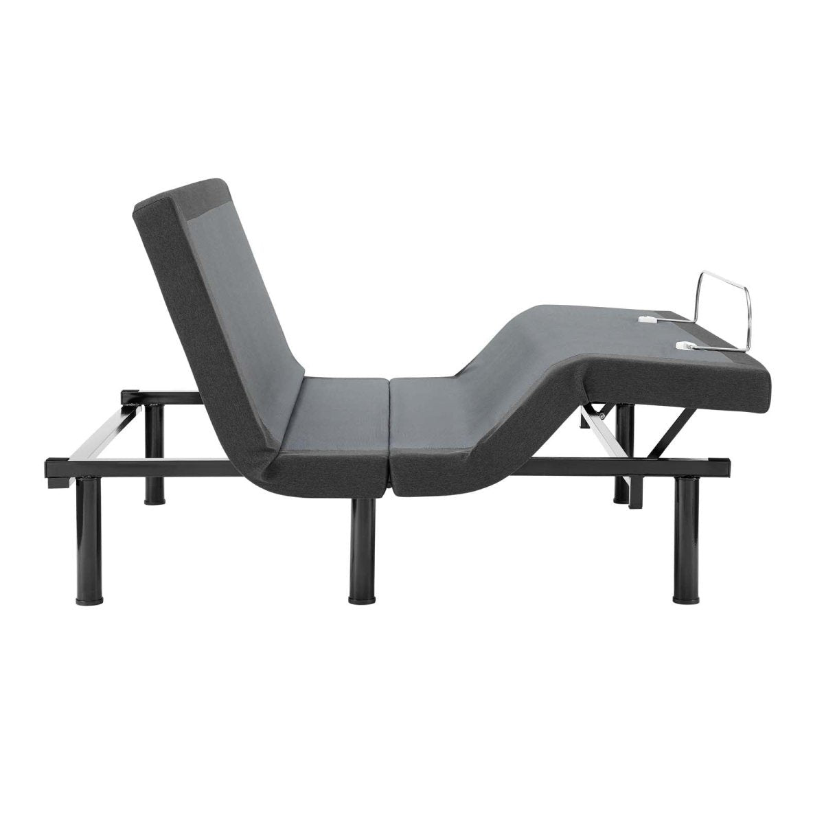 Queen Adjustable Wireless Remote Platform Bed Base in Gray - Platform Bed available at Alpine Outlets in Denver