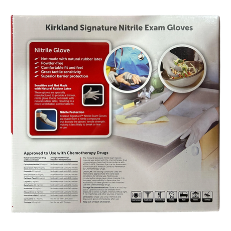 Kirkland Signature Nitrile Exam Gloves Small 2 x 200 Count