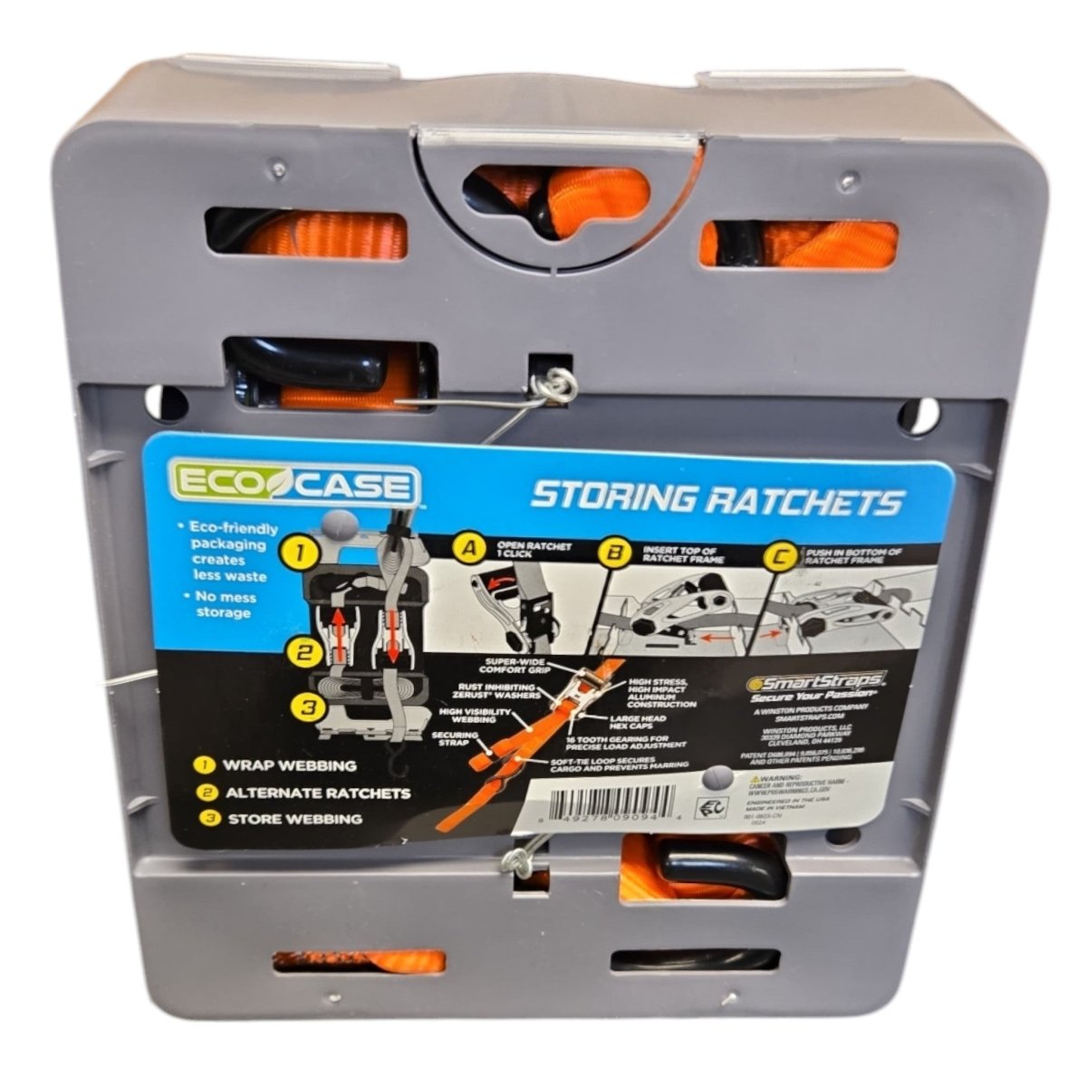 Ratchet X Straps Tie Downs - 2 Pair (ID N078654) - available at Alpine Outlets in Denver