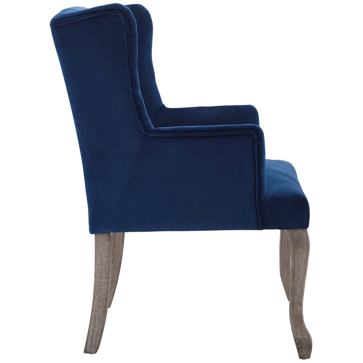 Realm French Vintage Performance Velvet Dining Armchair Set of 2 - Dining Chairs available at Alpine Outlets in Denver
