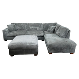 Thomasville Artesia sectional and ottoman — actual Denver unit 10487858