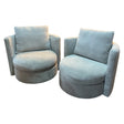 Thomasville Davos Swivel Chairs, 2-Pack, Gray
