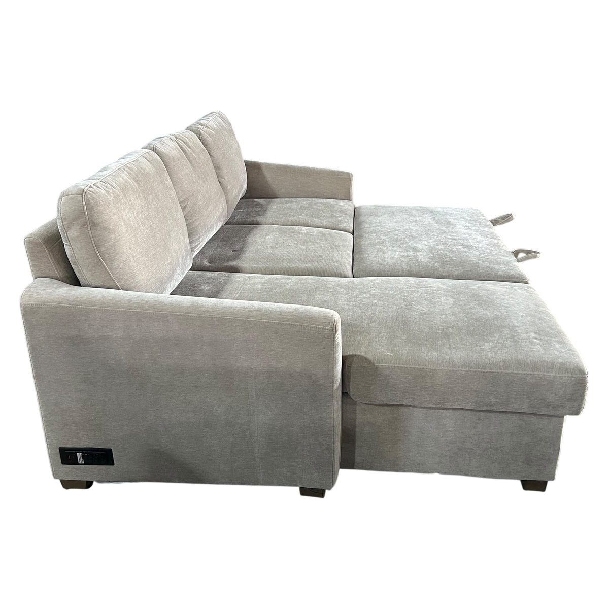 Cameron Sofa Chaise, Taupe